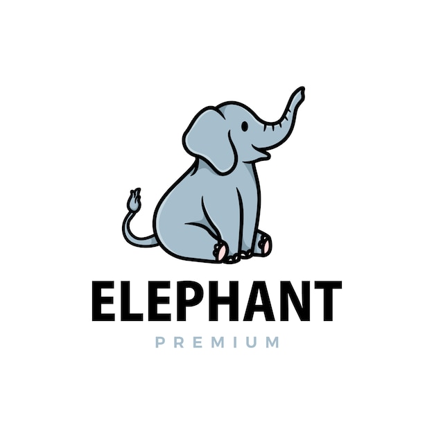 Download Free Cute Elephant Cartoon Logo Icon Illustration Premium Vector Use our free logo maker to create a logo and build your brand. Put your logo on business cards, promotional products, or your website for brand visibility.