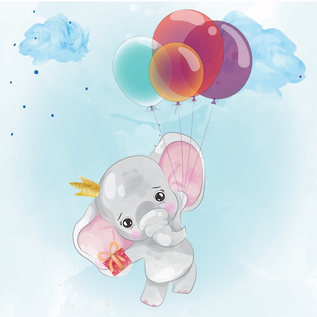 Free Free 270 Watercolor Elephant Svg SVG PNG EPS DXF File