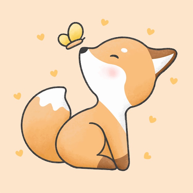 Fox Cute Cartoon Animal Profile Pictures - bmp-toaster