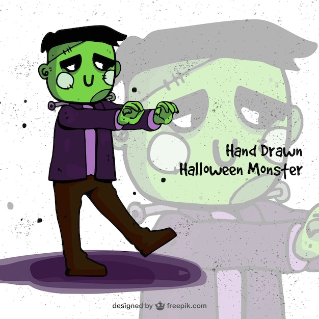 Download Cute frankenstein Vector | Free Download