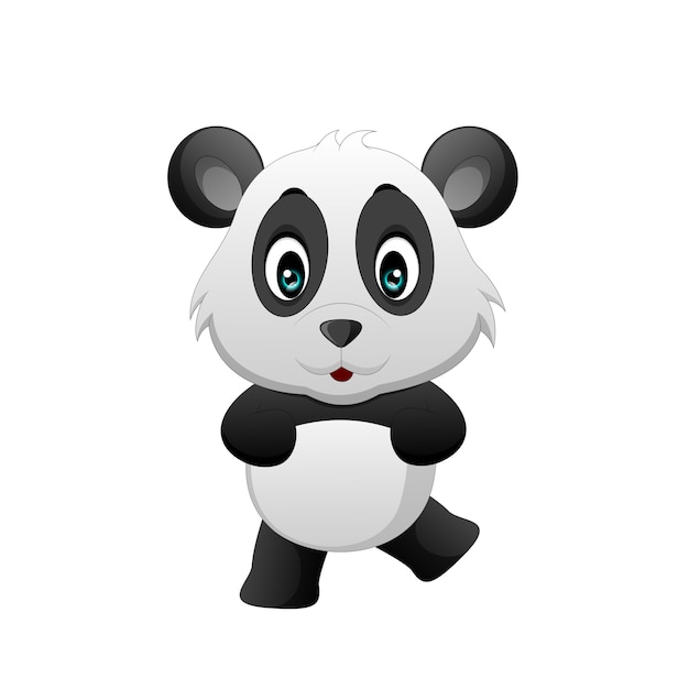 Premium Vector Cute Funny Baby Panda Cartoon