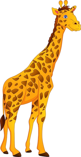 Premium Vector Cute Giraffe Cartoon