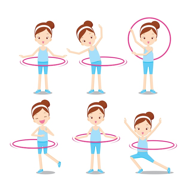 hula hoop set