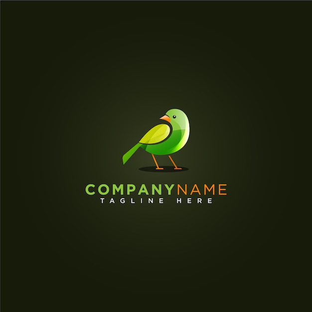 Download Free Cute Green Bird Logo Premium Vector Use our free logo maker to create a logo and build your brand. Put your logo on business cards, promotional products, or your website for brand visibility.