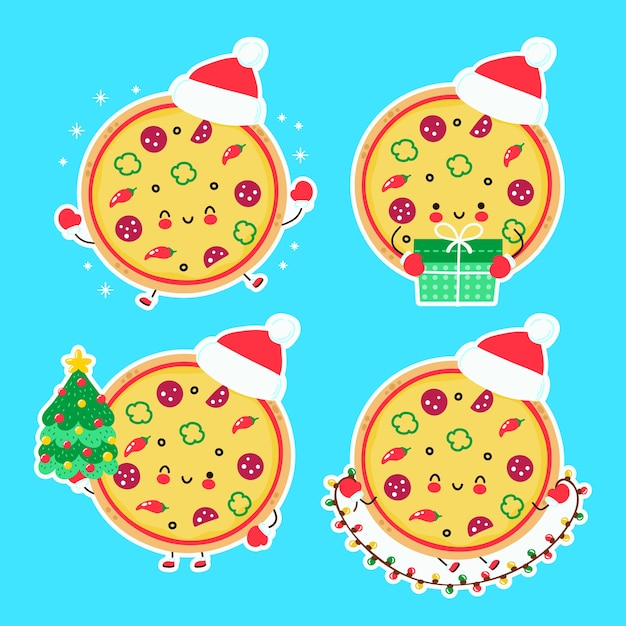 Free Pizza Happy Vectors 600 Images In Ai Eps Format