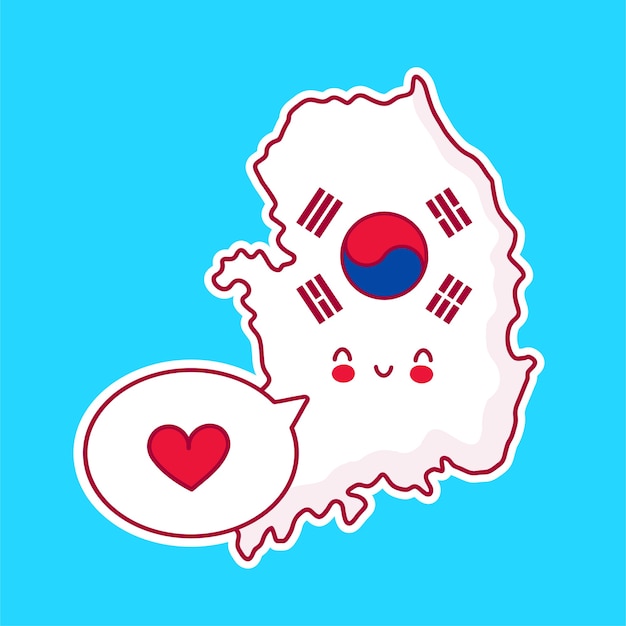 99以上 かわいい 韓国 地図 イラスト ここで最高の画像コレクション