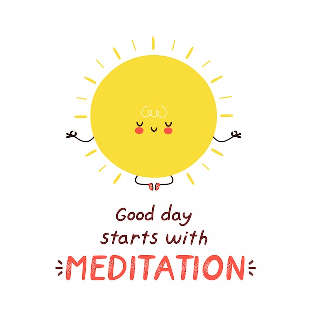 Download Free Cute Happy Funny Sun Meditate Cartoon Character Illustration Icon Use our free logo maker to create a logo and build your brand. Put your logo on business cards, promotional products, or your website for brand visibility.