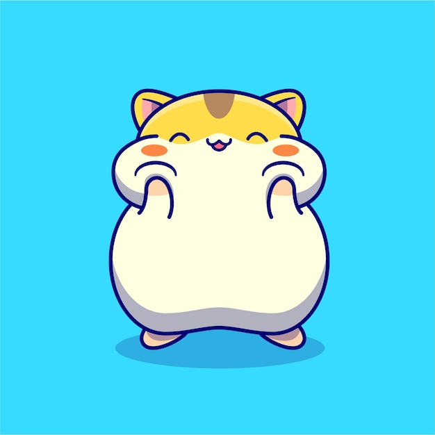 Image Freepik Com Free Vector Cute Happy Hamste