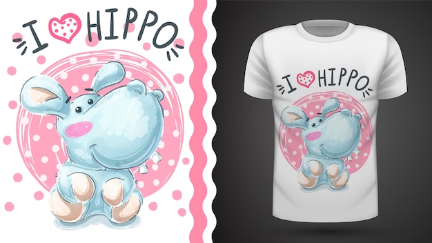 hippopotamus t shirt