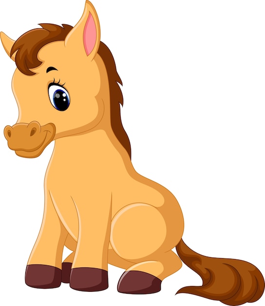 cute cartoon pony