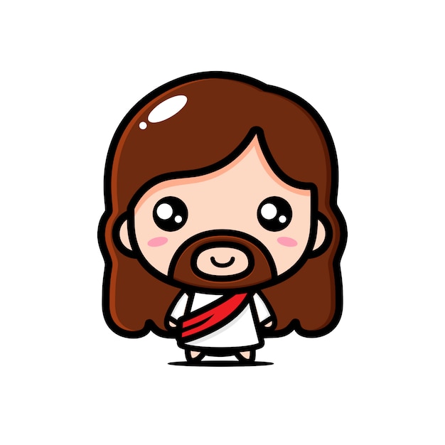 Premium Vector Cute jesus design