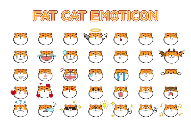 Cat, cute, fat, feline, ginger, meow, pet icon - Download on Iconfinder