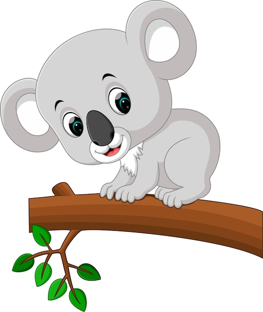 Premium Vector Cute Koala Cartoon