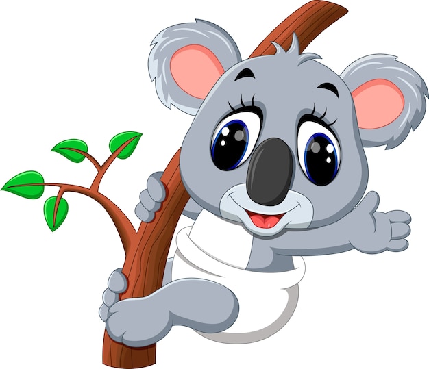 Premium Vector Cute Koala Cartoon