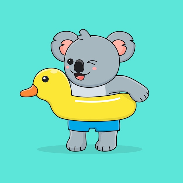 koala rubber duck