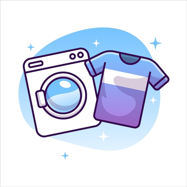 Premium Vector Cute laundry illustration