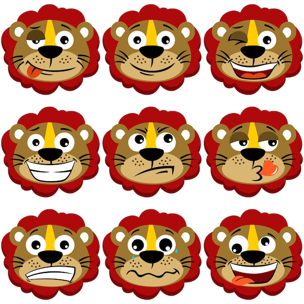 Free Free 170 Cute Lion Face Svg SVG PNG EPS DXF File