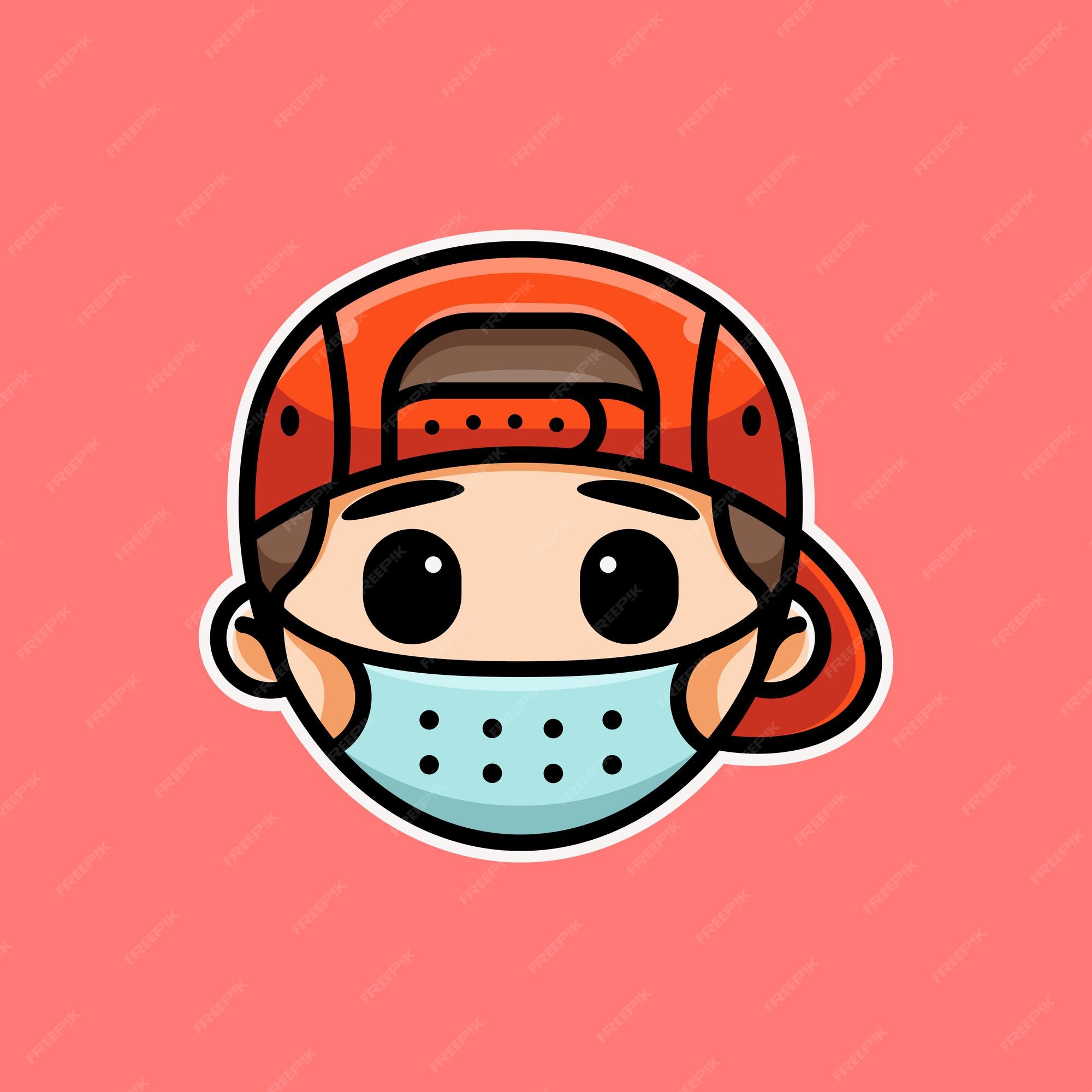 Premium Vector | Cute man for icon sticker logo and illustration