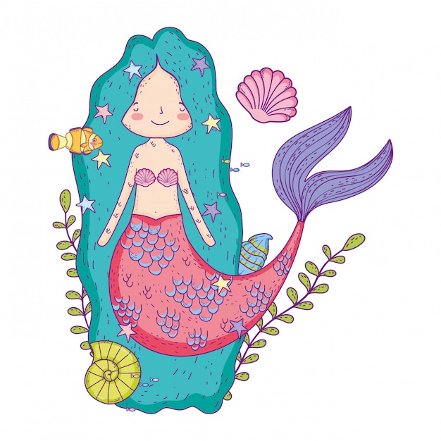 Free Free Cute Mermaid Svg Free 506 SVG PNG EPS DXF File