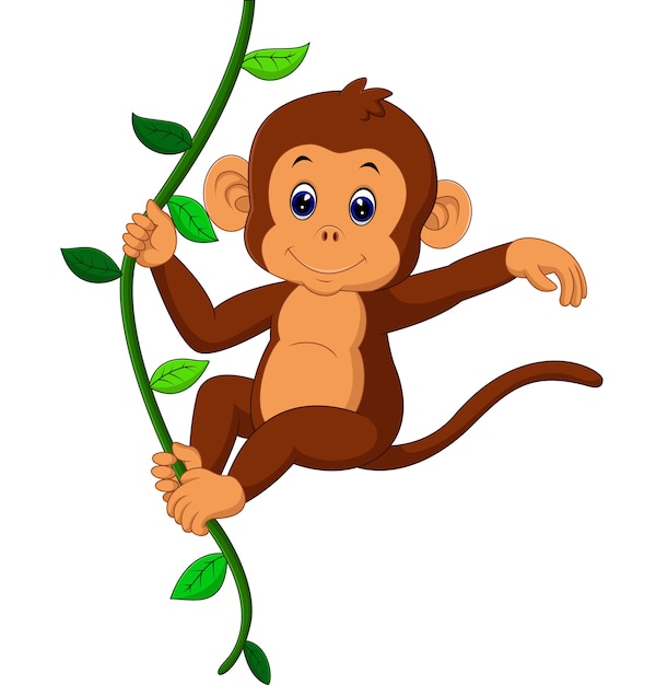 Download Premium Vector | Cute monkey