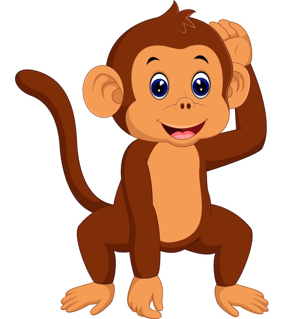 Cute monkey | Premium Vector