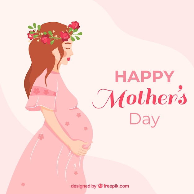 Cute mother day background
