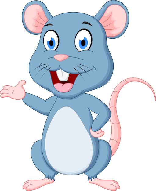 Premium Vector | Cute mouse cartoon