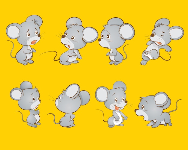 Download Cute mouse | Premium Vector