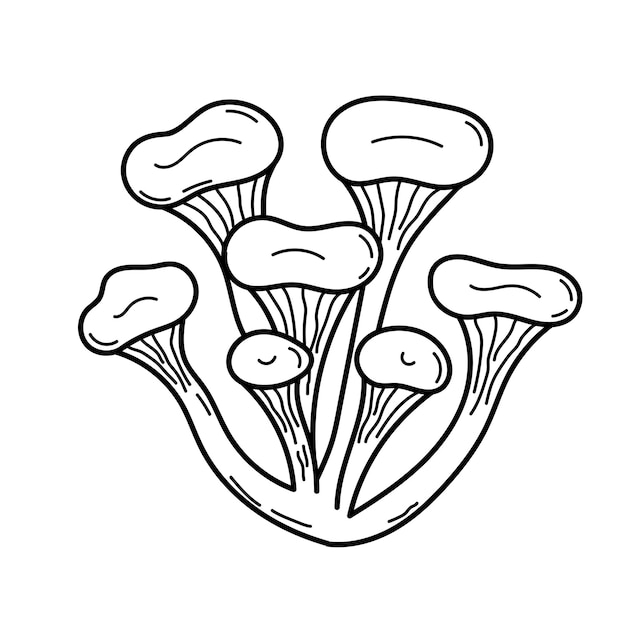 Premium Vector | Cute mushroom in doodle style. poisonous mushroom ...