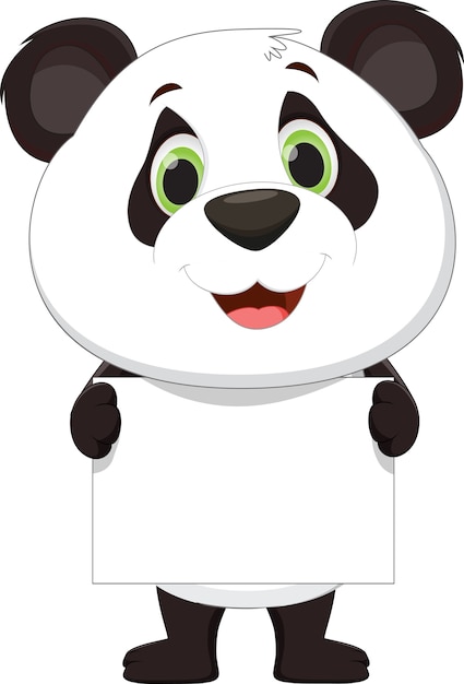 Premium Vector | Cute panda cartoon