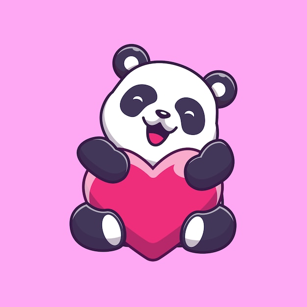 Cool Panda Cartoon Vector Character Graphicmama - Riset