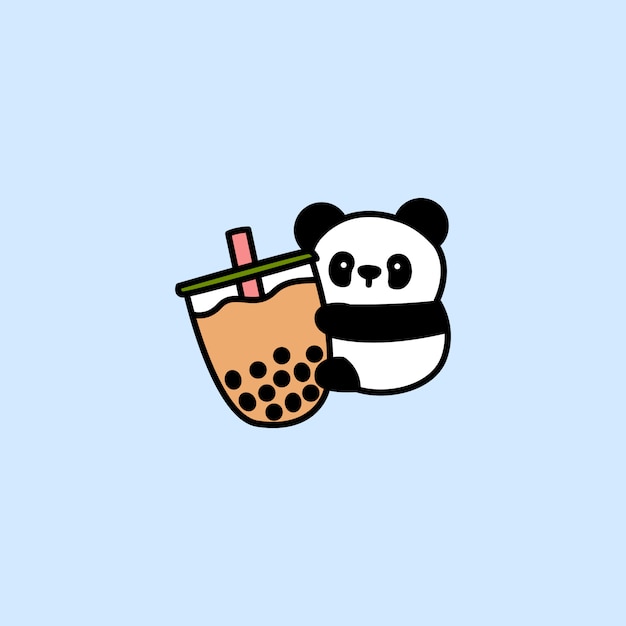 16+ Panda Bubble Tea Background - The Best Bubble Tea