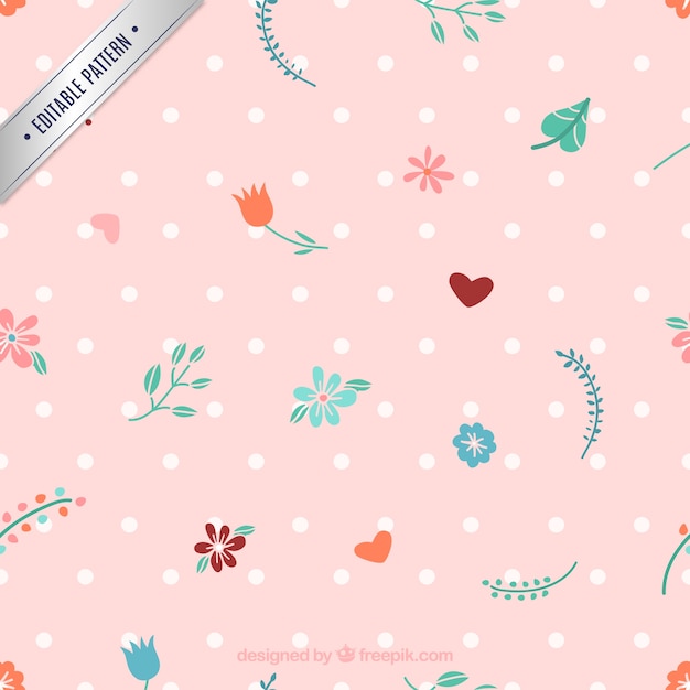 Free Vector | Cute pink pattern