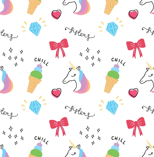 Premium Vector Cute Print And Pattern Design