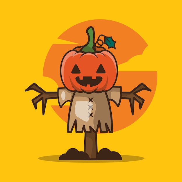 Premium Vector | Cute pumpkin character