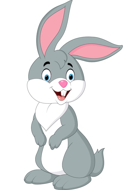 Premium Vector | Cute rabbit cartoon