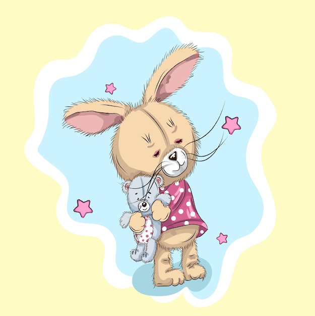 cute rabbit teddy bear