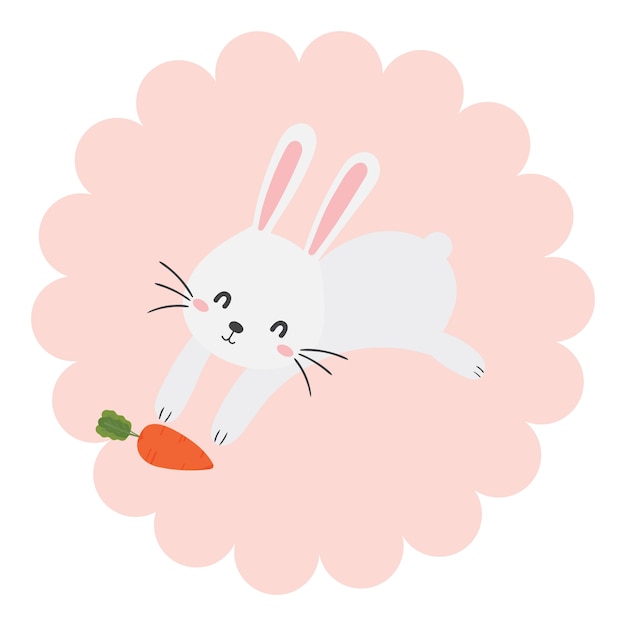 Premium Vector | Cute rabbit