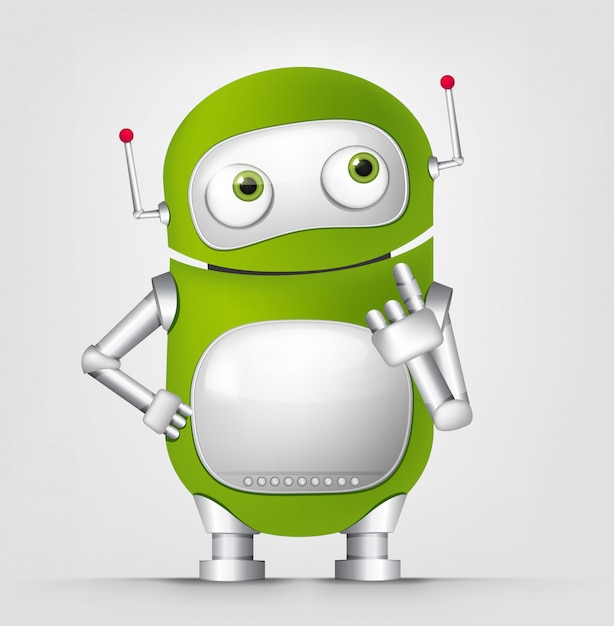 Download Cute robot Vector | Premium Download