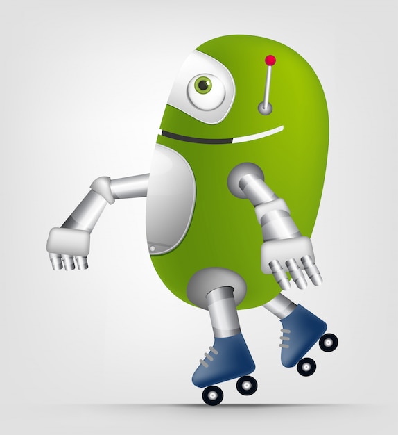 Download Cute robot Vector | Premium Download