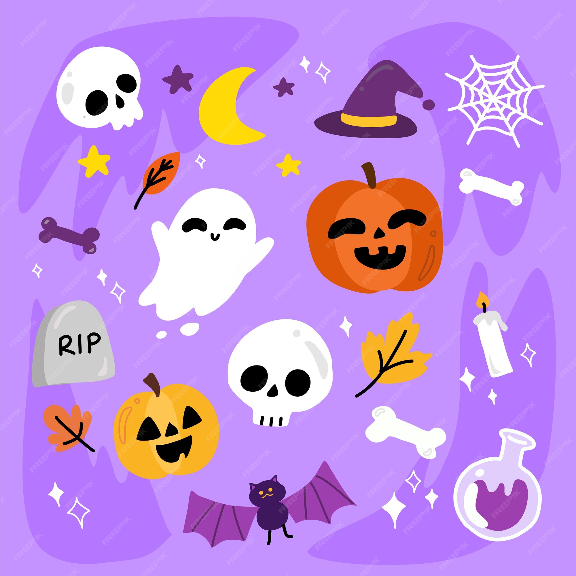 Premium Vector | Cute but scary halloween character illustration design ...