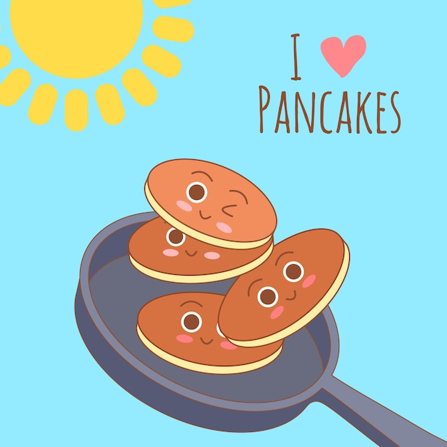 Cute and simple frame illustration with omelet, olive oil, eggs, milk, salt, onion, mushrooms Free Vector