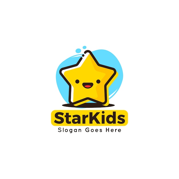 Download Free Cute Star Logo Mascot Kids Template Premium Vector Use our free logo maker to create a logo and build your brand. Put your logo on business cards, promotional products, or your website for brand visibility.