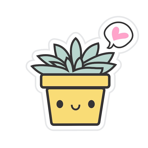 Premium Vector Cute Succulent 6454