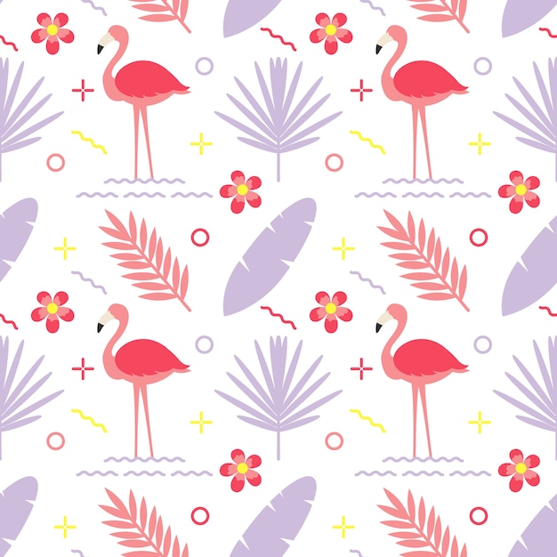 Premium Vector Cute Summer Pattern Background