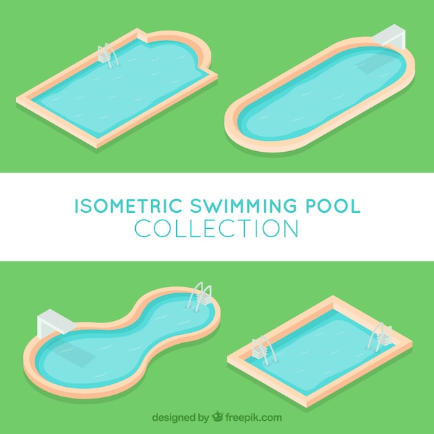 Cute swimming pool collection