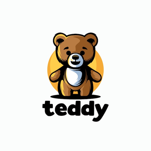 Download Free Cute Teddy Bear Logo Template Premium Vector Use our free logo maker to create a logo and build your brand. Put your logo on business cards, promotional products, or your website for brand visibility.