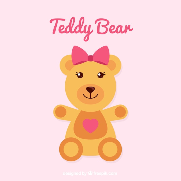 Download Cute teddy bear Vector | Free Download