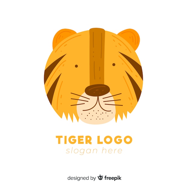 Download Vector Vector Simple Tiger Logo PSD - Free PSD Mockup Templates
