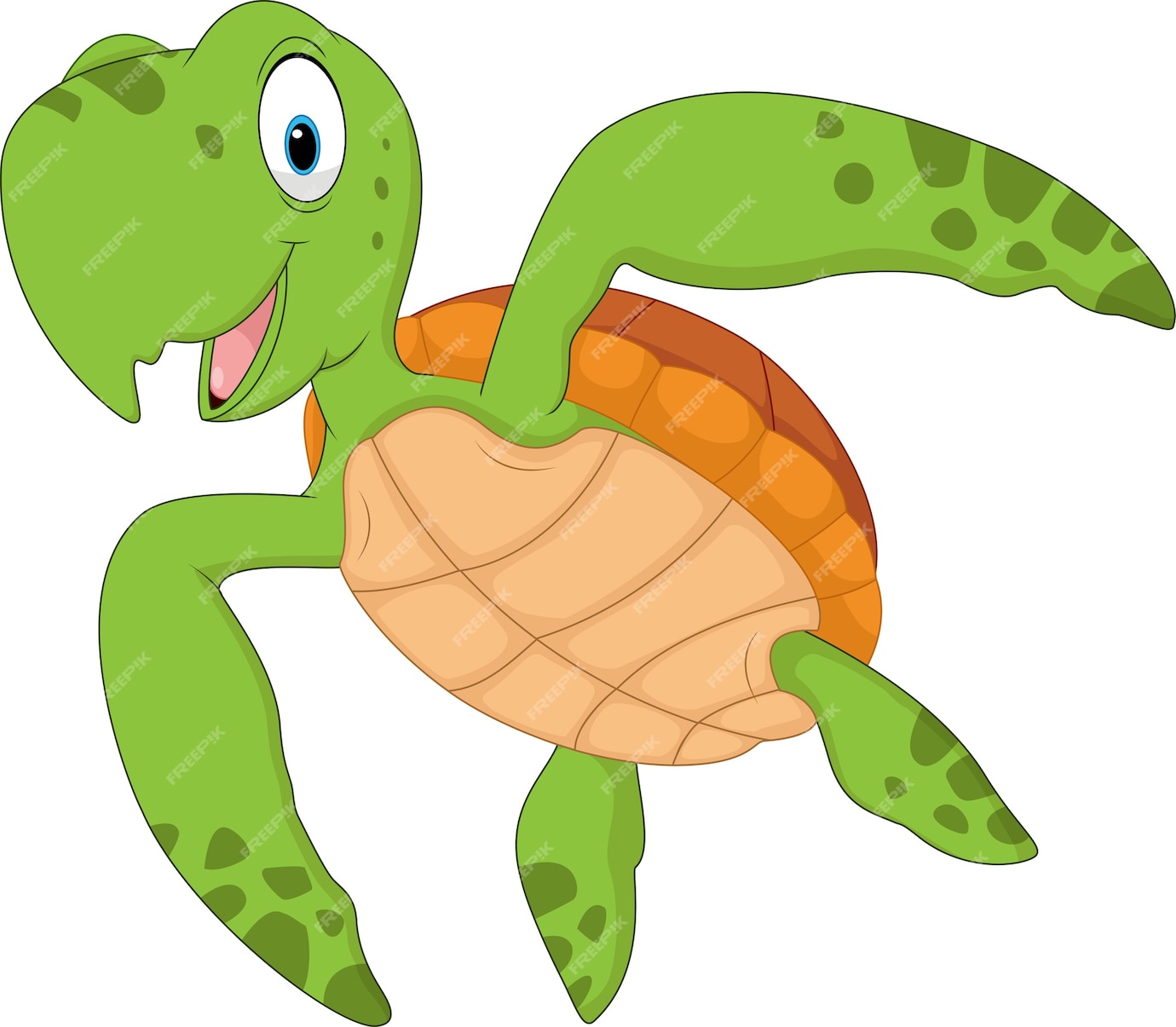 Premium Vector | Cute turtle cartoon